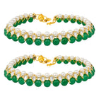 Anklet with Faux Beads | Trendy & Elegant by Peora


