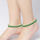 Anklet with Faux Beads | Trendy & Elegant by Peora


