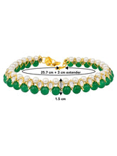 Anklet with Faux Beads | Trendy & Elegant by Peora


