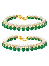 Anklet with Faux Beads | Trendy & Elegant by Peora

