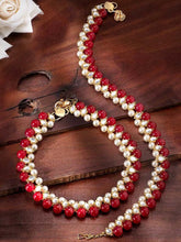 Anklet with Faux Beads | Trendy & Elegant by Peora

