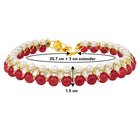 Anklet with Faux Beads | Trendy & Elegant by Peora

