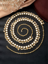 Regal Charm Kundan Silver Plated Waist Belt 2