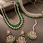 Emerald Enchantment Bridal Jewellery Set | Regal Bridal Collection by Peora