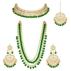 Emerald Enchantment Bridal Jewellery Set | Regal Bridal Collection by Peora