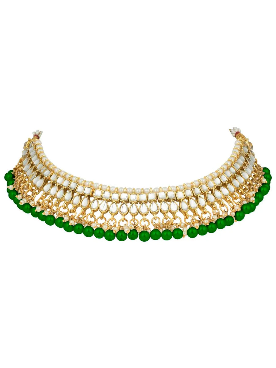 Emerald Enchantment Bridal Jewellery Set | Regal Bridal Collection by Peora
