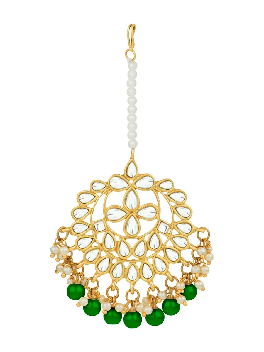 Emerald Enchantment Bridal Jewellery Set | Regal Bridal Collection by Peora