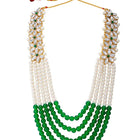 Bridal Bloom Kundan & Pearl Set | Elegant Bridal Jewellery by Peora