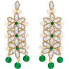 Bridal Bloom Kundan & Pearl Set | Elegant Bridal Jewellery by Peora