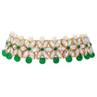 Bridal Bloom Kundan & Pearl Set | Elegant Bridal Jewellery by Peora