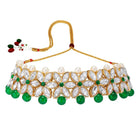 Bridal Bloom Kundan & Pearl Set | Elegant Bridal Jewellery by Peora
