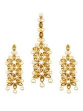 Bridal Bloom Kundan & Pearl Set - Gold