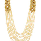 Bridal Bloom Kundan & Pearl Set | Elegant Bridal Jewellery by Peora