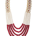 Bridal Bloom Kundan & Pearl Set | Elegant Bridal Jewellery by Peora