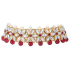 Bridal Bloom Kundan & Pearl Set | Elegant Bridal Jewellery by Peora