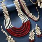 Bridal Bloom Kundan & Pearl Set | Elegant Bridal Jewellery by Peora