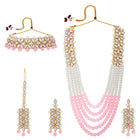 Bridal Bloom Kundan & Pearl Set | Elegant Bridal Jewellery by Peora
