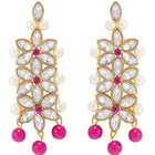 Bridal Bloom Kundan & Pearl Set | Elegant Bridal Jewellery by Peora