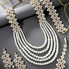 Bridal Bloom Kundan & Pearl Set | Elegant Bridal Jewellery by Peora

