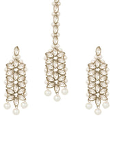 Bridal Bloom Kundan & Pearl Set - White