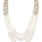 Bridal Bloom Kundan & Pearl Set | Elegant Bridal Jewellery by Peora
