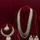 Lush Charms Kundan & Beads Bridal Set - Green