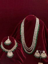 Lush Charms Kundan & Beads Bridal Set - Green