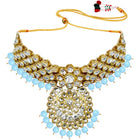 Azure Allure Radiant Bridal Jewellery Set - Sky Blue
