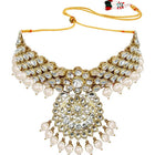 Lush Charms Kundan & Beads Bridal Set - White