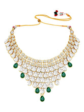 Pure Radiance Green Stone Necklace Set