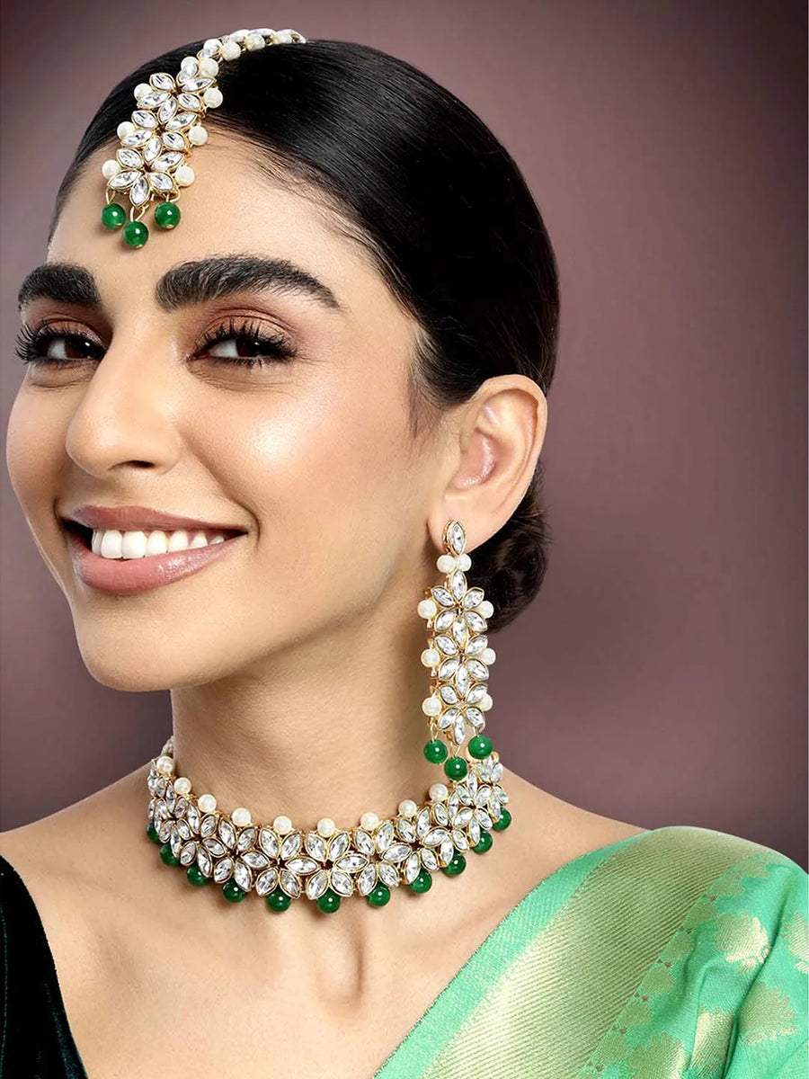 Emerald Bliss Jewellery – Radiant Green Elegance | Peora