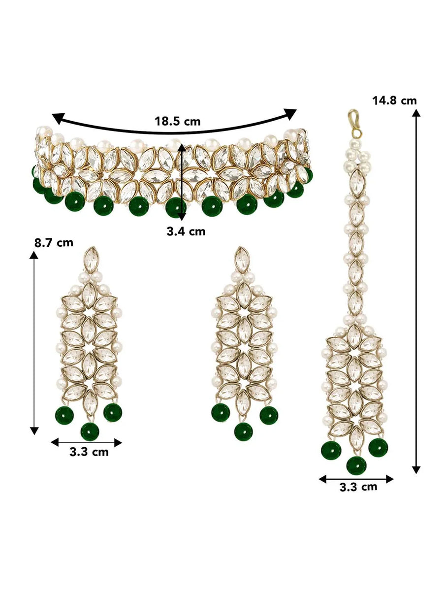 Emerald Bliss Jewellery – Radiant Green Elegance | Peora