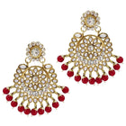 Bridal Glamour Redefined Jewellery Set - Maroon