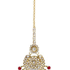 Bridal Glamour Redefined Jewellery Set - Maroon