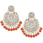 Bridal Glamour Redefined Jewellery Set - Orange
