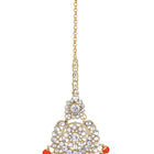 Bridal Glamour Redefined Jewellery Set - Orange