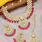 Bridal Glamour Redefined Jewellery Set - Rani Pink