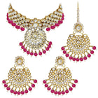 Bridal Glamour Redefined Jewellery Set - Rani Pink