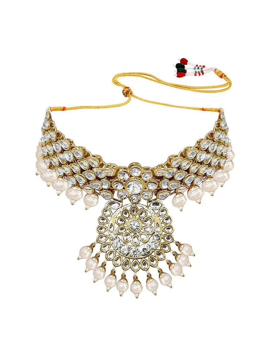 Bridal Glamour Redefined Jewellery Set - White