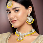 Bridal Glamour Redefined Jewellery Set - Yellow