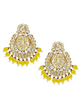 Beads Rhodium Kundan Bridal Set | Elegant Bridal Jewellery by Peora

