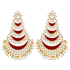 Kundan Pearl Chandbali – Elegant Fusion of Tradition & Style | Peora