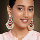 Kundan Pearl Chandbali – Elegant Fusion of Tradition & Style | Peora