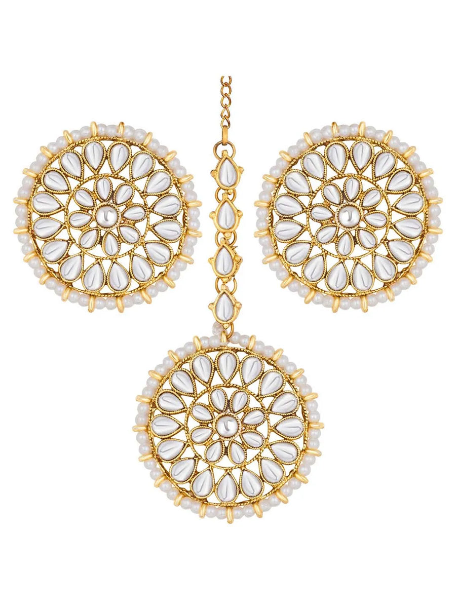 Maangtikka Set – Traditional & Elegant Bridal Jewellery | Peora

