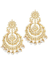 Kundan Pearl Maangtikka – Elegant Bridal Forehead Jewellery | Peora

