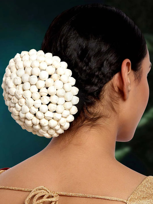 Artificial Flower Gajra – Everlasting Floral Hair Accessory | Peora

