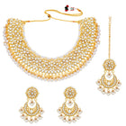 Golden Majesty Kundan & Pearl Necklace