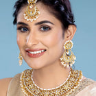 Golden Majesty Kundan & Pearl Necklace