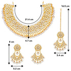 Golden Majesty Kundan & Pearl Necklace