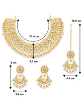 Golden Majesty Kundan & Pearl Necklace